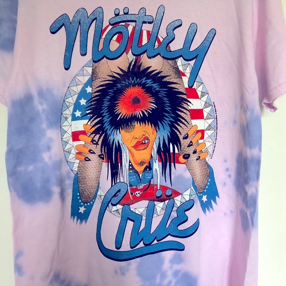 Motley Crue Americana Tie Dye T shirt - Picture 4 of 4